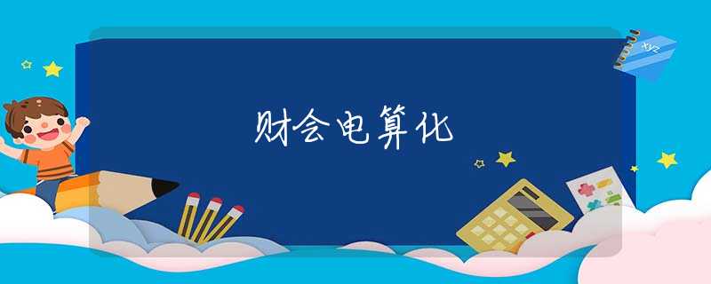 财会电算化