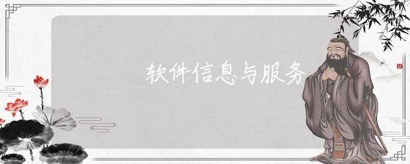 软件信息与服务