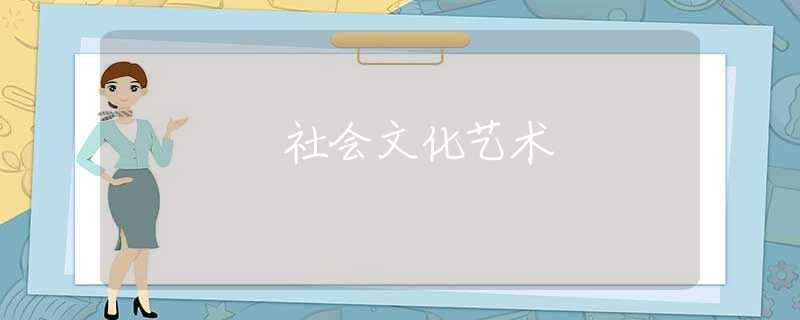 社会文化艺术