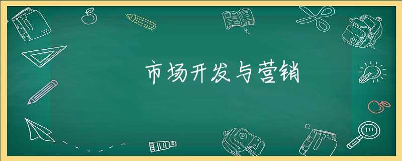 市场开发与营销