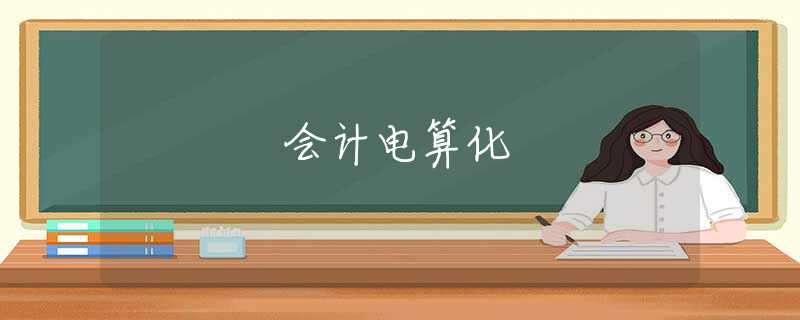 会计电算化 会计电算化