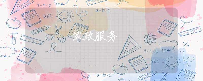 家政服务 家政服务