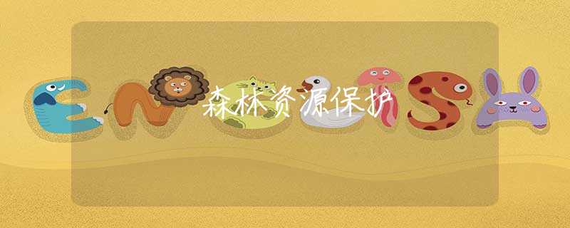 森林资源保护 森林资源保护