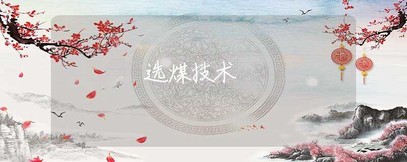 选煤技术